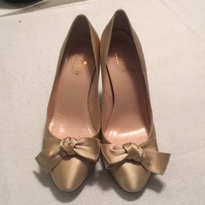 Kate spade satin bow heels